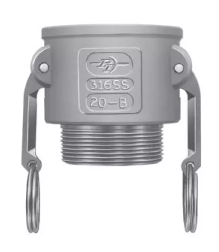 1-1-4-part-b-aluminum-coupler-x-male-pipe-threads 1 1/4" Part B, Aluminum Coupler x Male Pipe Threads
