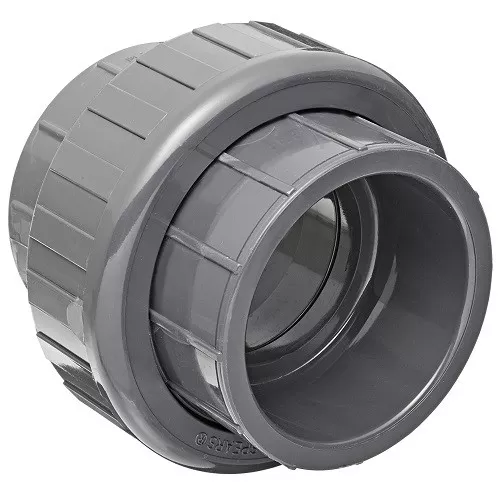 1-1-4-pvc-schedule-80-union-s-x-s-viton-o-ring 1 1/4" PVC Schedule 80 Union (S x S) Viton O-Ring