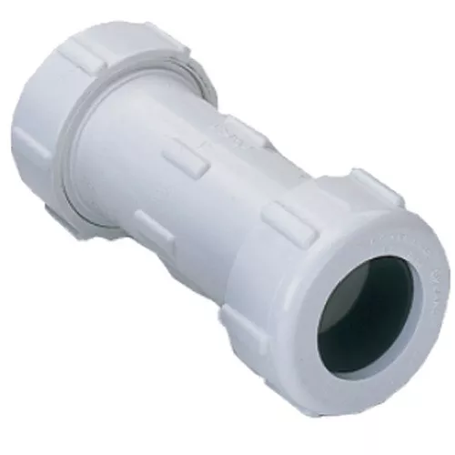 1-2-ips-pvc-compression-coupling-white 1/2" IPS PVC Compression Coupling (White)