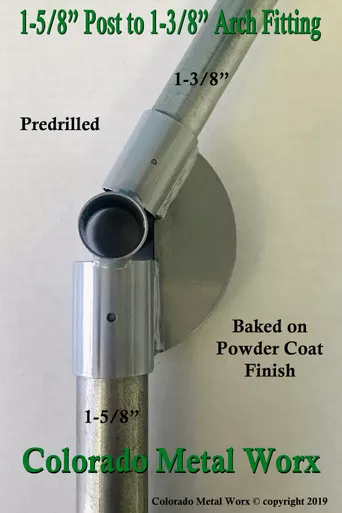 1-5-8-post-to-1-3-8-arch-angle-fitting 1-5/8" Post to 1-3/8" Arch Angle Fitting
