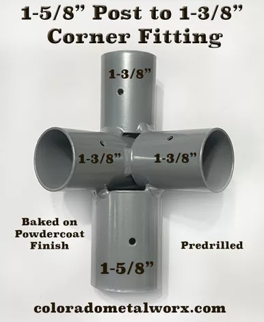 1-5-8-post-to-1-3-8-cornerfitting 1-5/8" Post to 1-3/8" CornerFitting