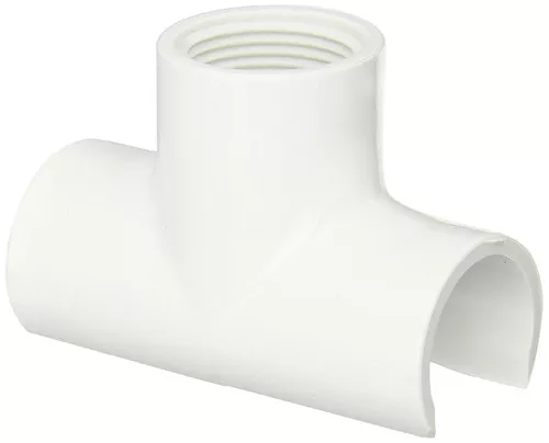 1-x-3-4-pvc-schedule-40-snap-on-saddle-ips-o-d-x-fpt 1" x 3/4" PVC Schedule 40 Snap-On Saddle (IPS O.D. x FPT)