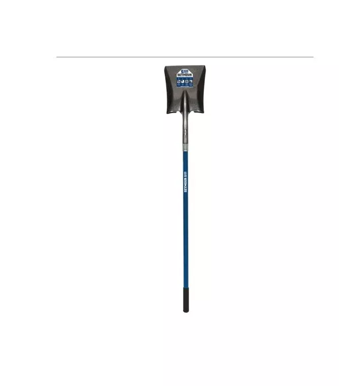 2-square-point-shovel-46-blue-fiberglass-handle #2 Square Point Shovel, 46" Blue Fiberglass Handle