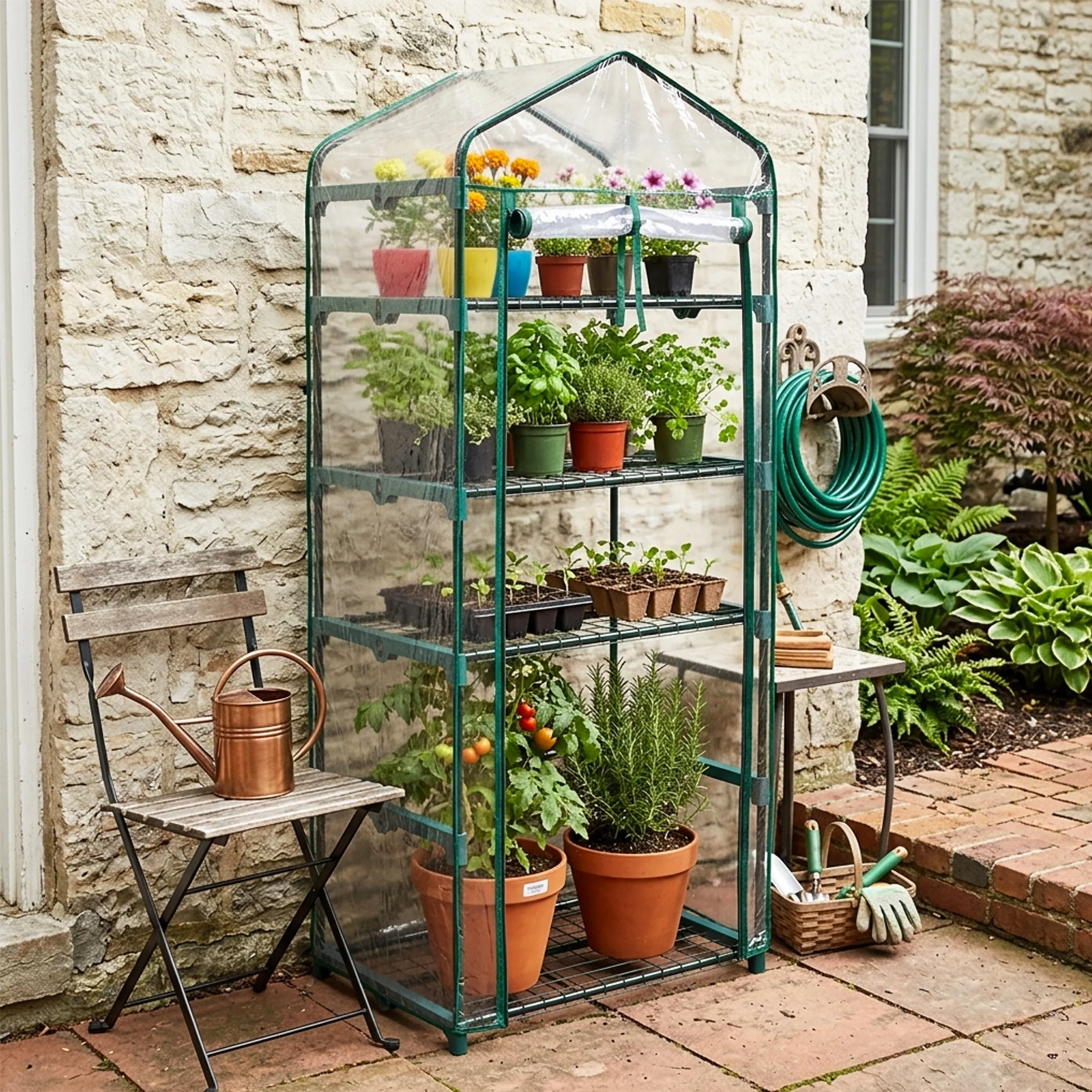 4-tier-mini-greenhouse 4-Tier Mini Greenhouse