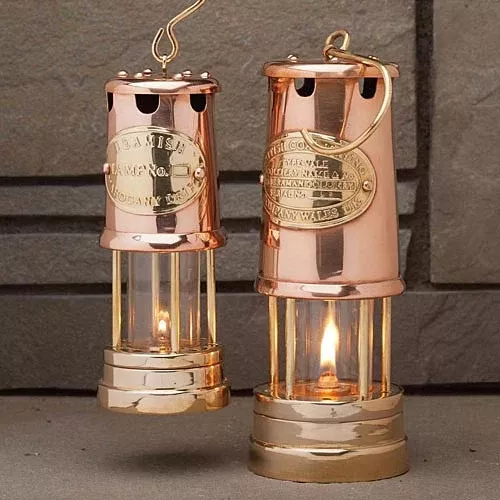 8-brass-copper-oil-lamp 8" Brass & Copper Oil Lamp