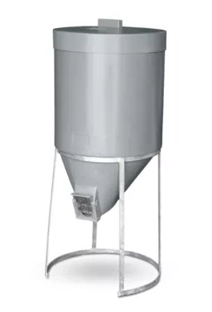 AGBOSS SILO 200 LITRE WITH LID & GAL STAND