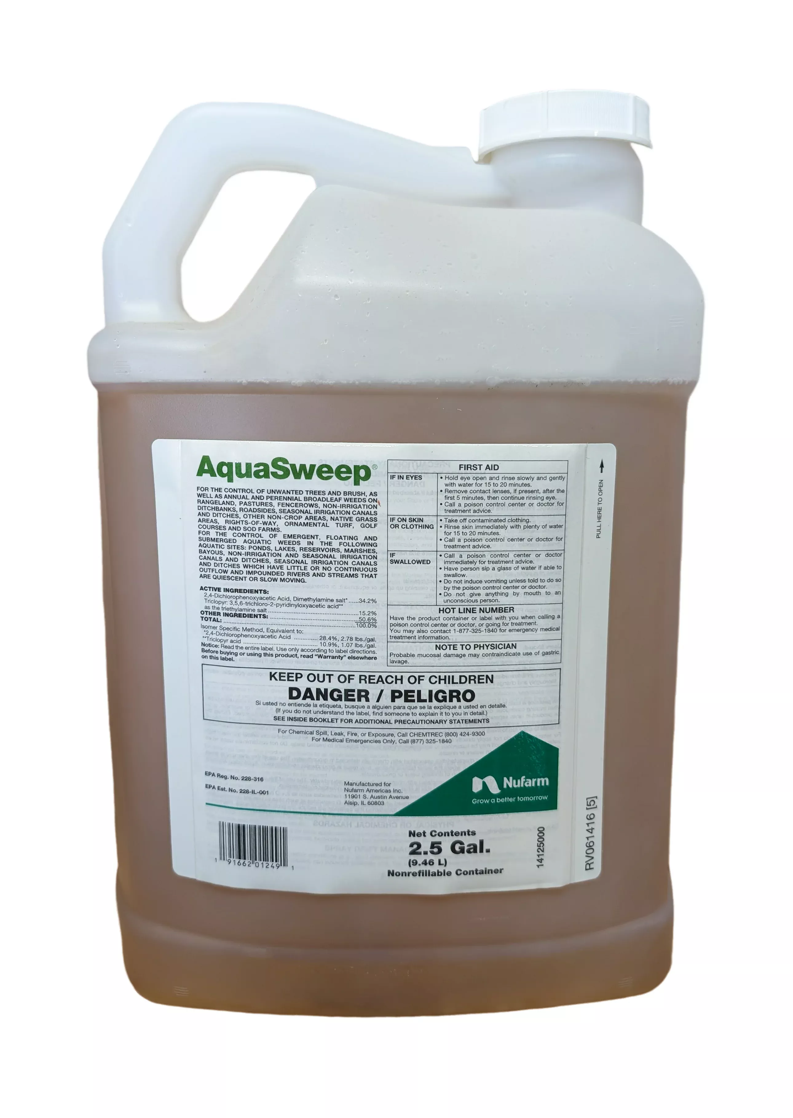 AquaSweep Aquatic Herbicide jug (2.5 gal)