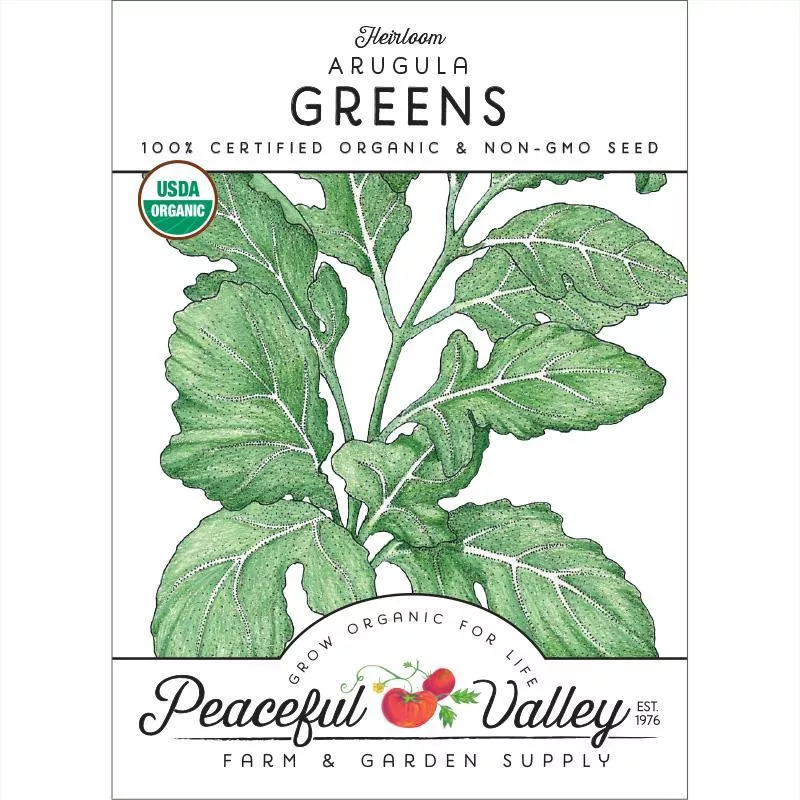 arugula-greens-seeds-organic Arugula Greens Seeds (Organic)
