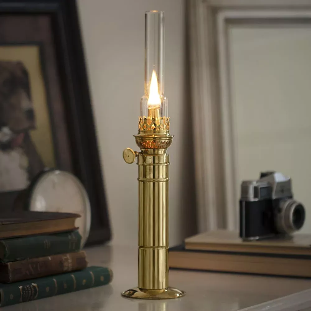 brass-column-oil-lamp Brass Column Oil Lamp