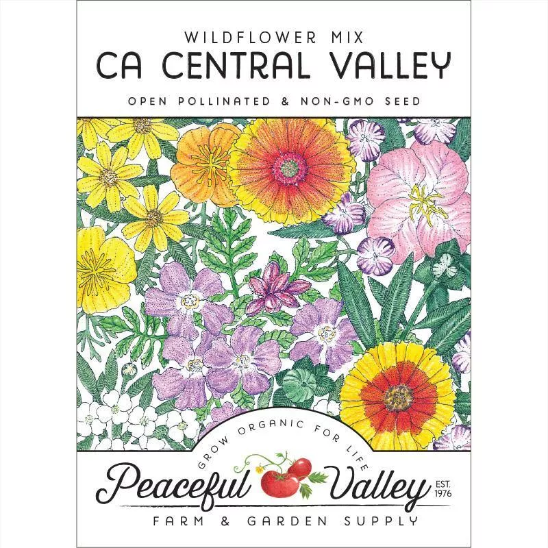 california-central-valley-wildflower-mix-pack California Central Valley Wildflower Mix (pack)