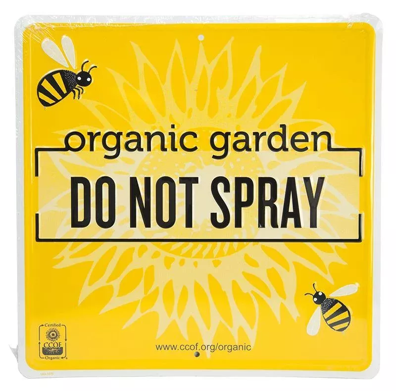 CCOF Organic Garden Sign
