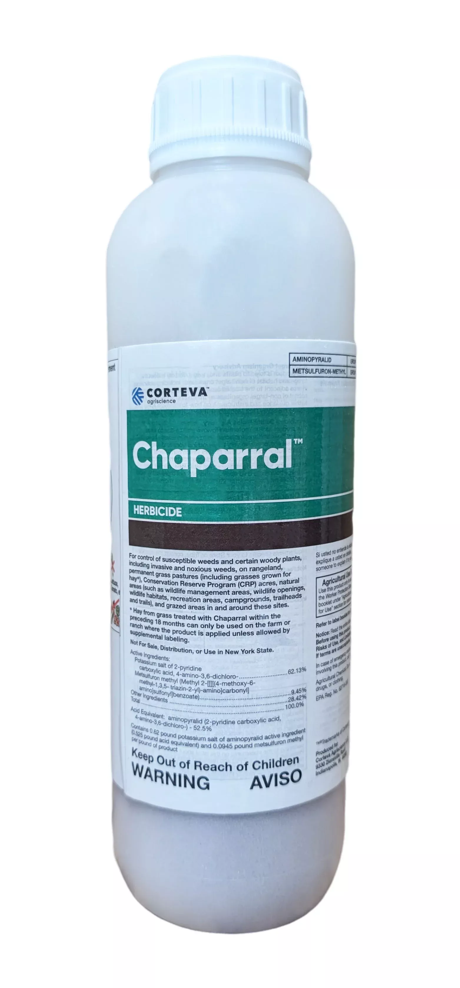 Chaparral Herbicide bottle (1.25 lb)