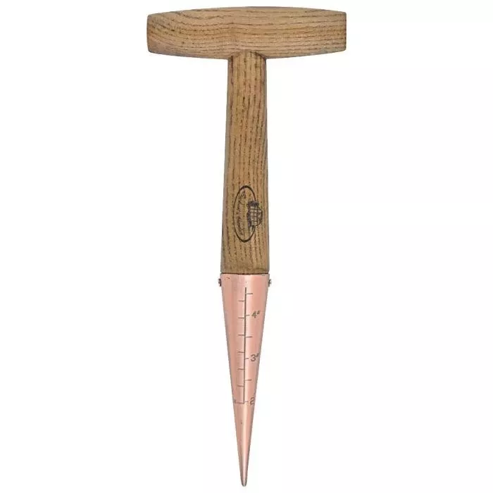 Copper Plated Dibber, Carbon Steel/Wood
