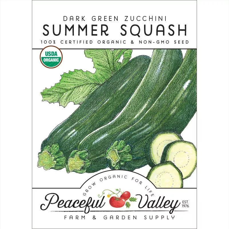 dark-green-zucchini-summer-squash-seeds-organic Dark Green Zucchini Summer Squash Seeds (Organic)