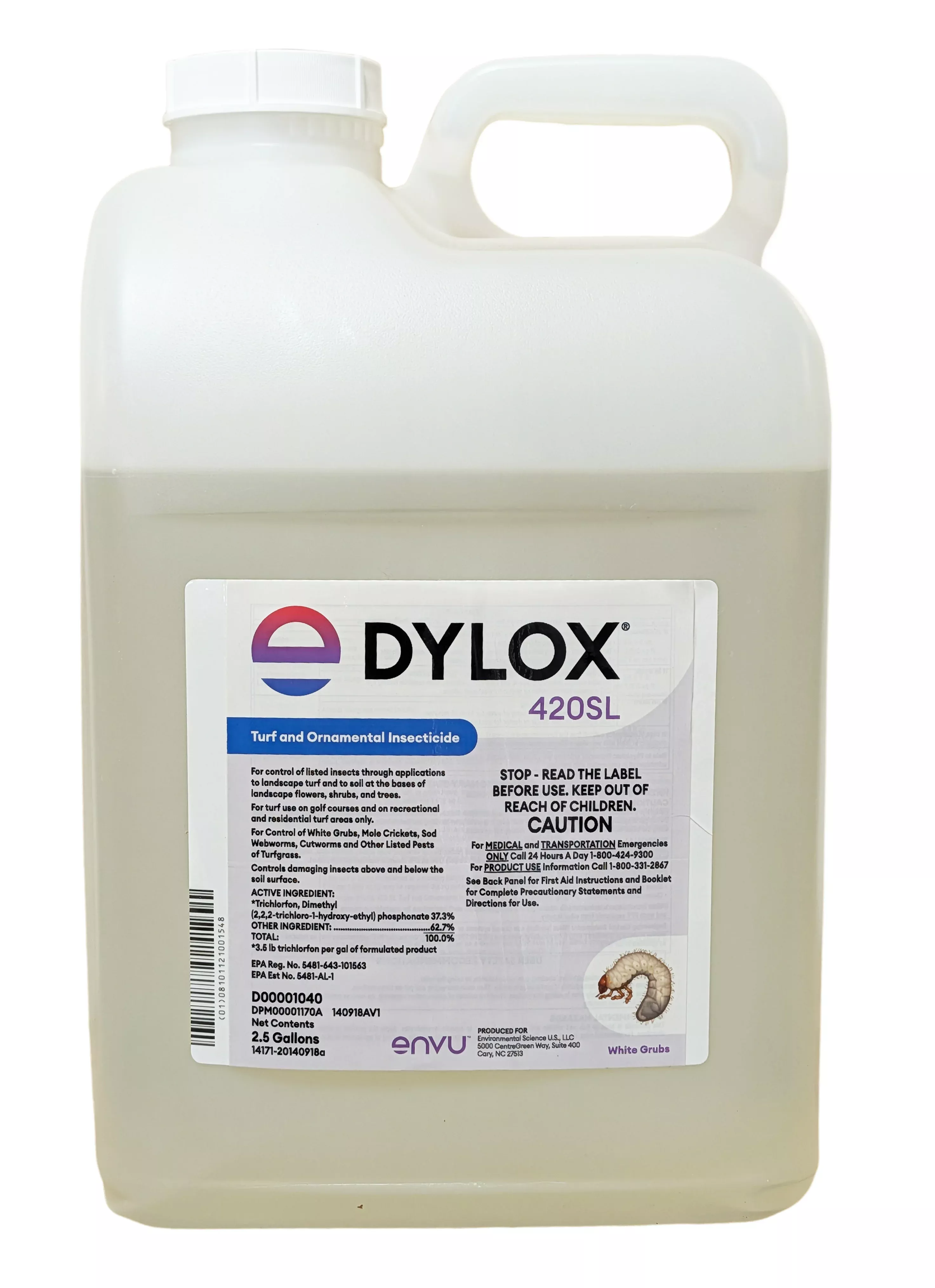 dylox-420-sl-insecticide-jug-2-5-gals Dylox 420 SL Insecticide jug (2.5 gals)