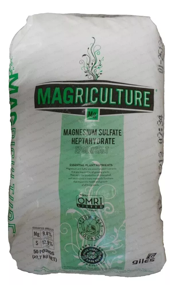 magnesium-sulfate-heptahydrate-epsom-salt-fertilizer-50-lbs Magnesium Sulfate Heptahydrate Epsom Salt Fertilizer - 50 Lbs.