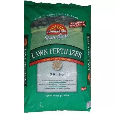 pennington-29-0-5-lawn-fertilizer-46-lbs-15-000-sq-ft-coverage Pennington 29-0-5 Lawn Fertilizer - 46 Lbs. (15,000 sq. ft. coverage)