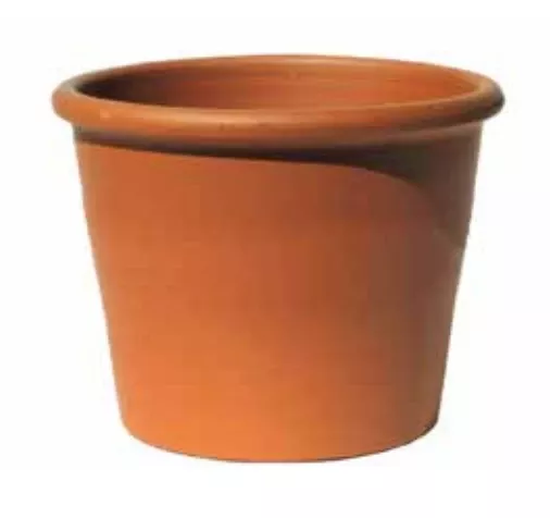 round-rimmed-terracotta-cylinder-pots Round Rimmed Terracotta Cylinder Pots