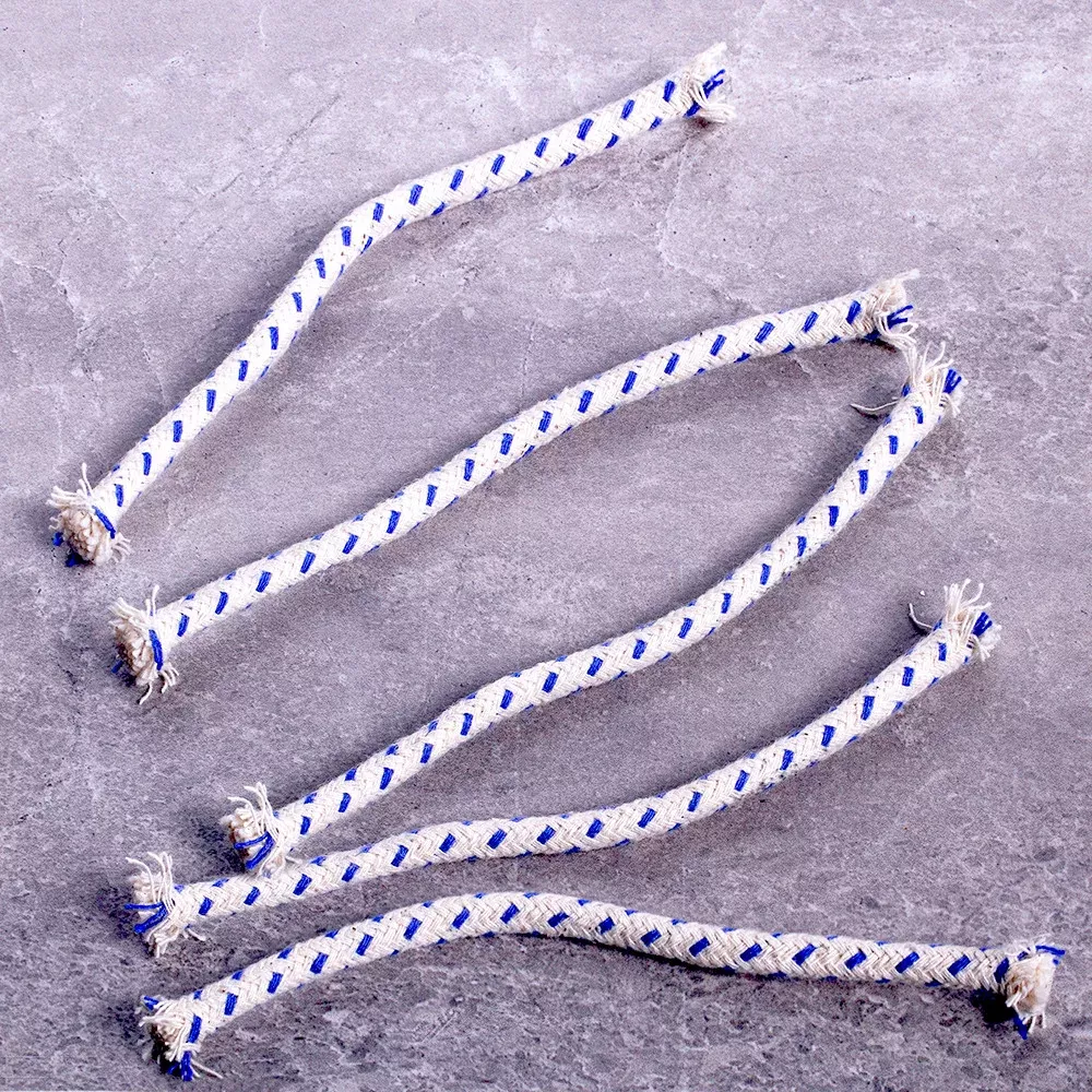 Set of 5 Replacement Wicks for Unique Copper & Brass Swivel Oil Lamp