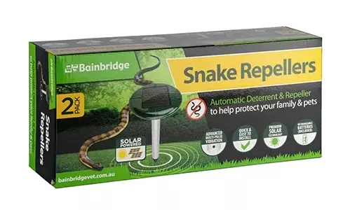 SNAKE REPELLER - SOLAR POWERED 2 PACK