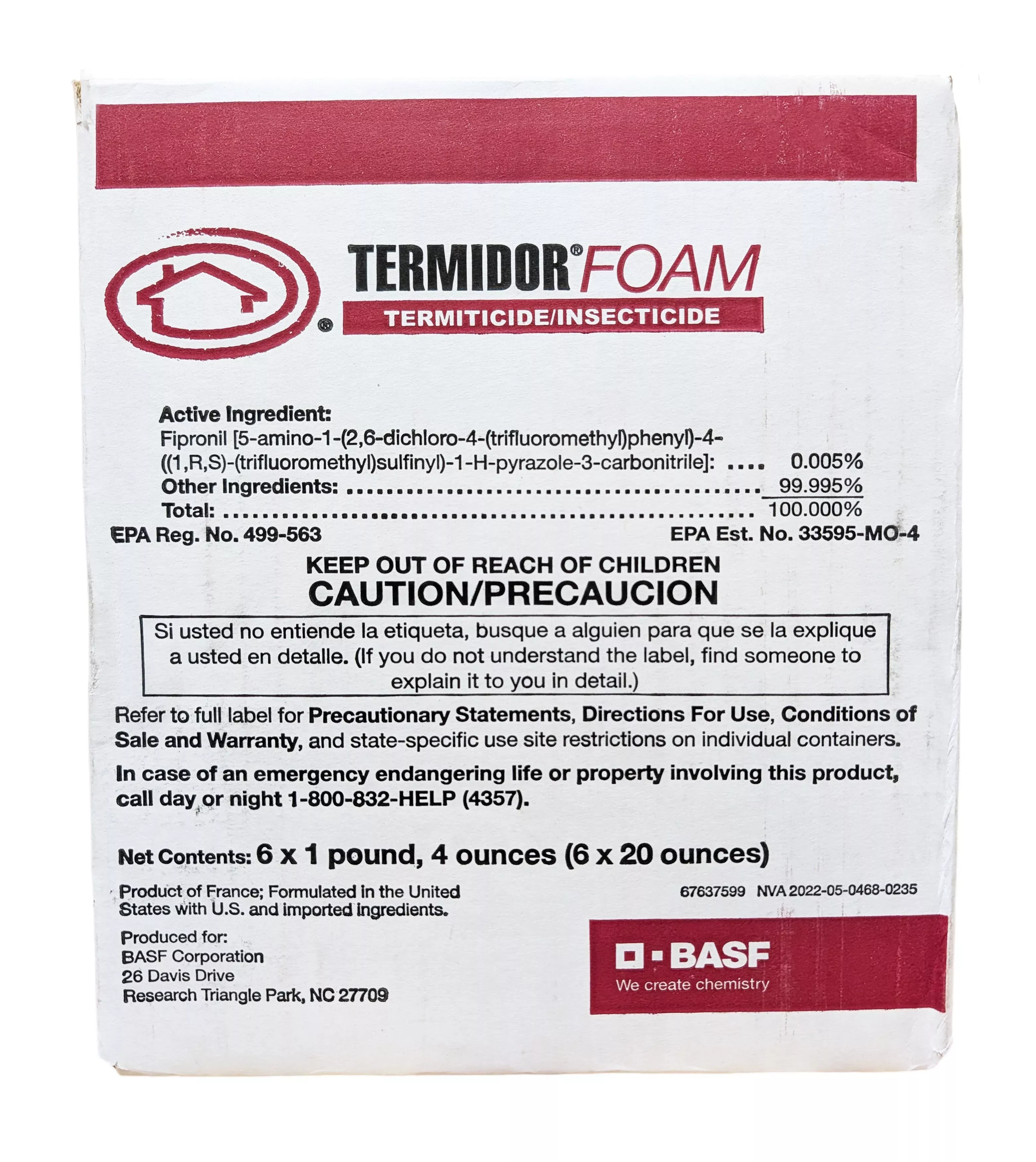 termidor-foam-case-6-x-20-oz Termidor Foam case (6 x 20 oz)
