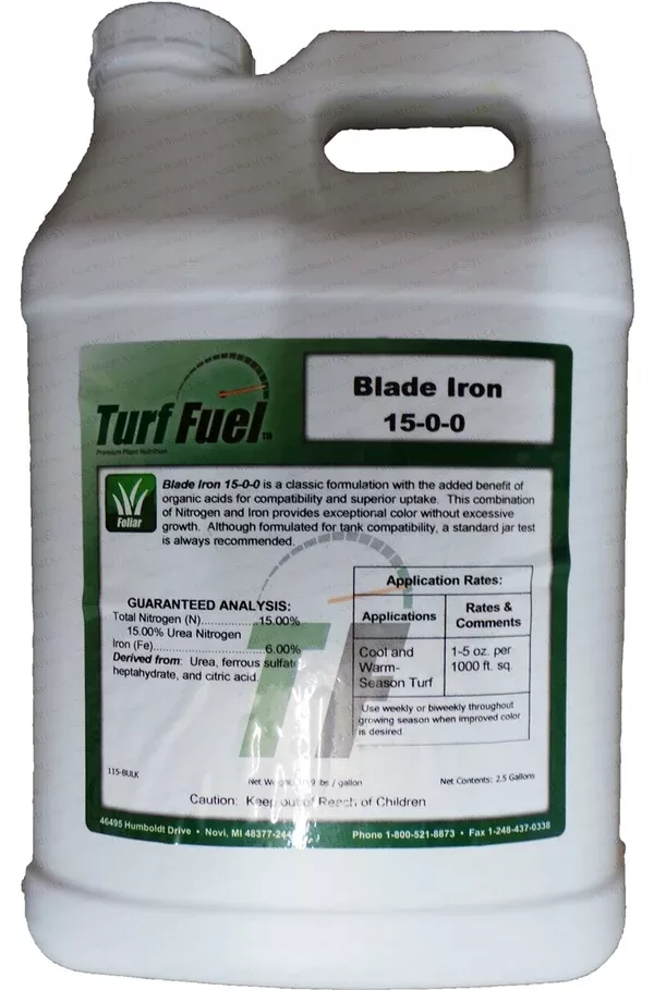 ts-pro-blade-iron-15-0-0-liquid-turf-fertilizer-2-5-gal TS Pro Blade Iron 15-0-0 Liquid Turf Fertilizer - 2.5 Gal.