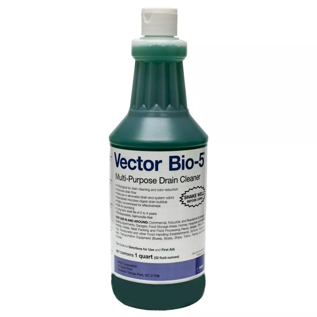 vector-bio-5-multi-purpose-drain-cleaner-quart-32-oz Vector Bio-5 Multi Purpose Drain Cleaner quart (32 oz)