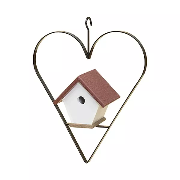 Wren House with Heart