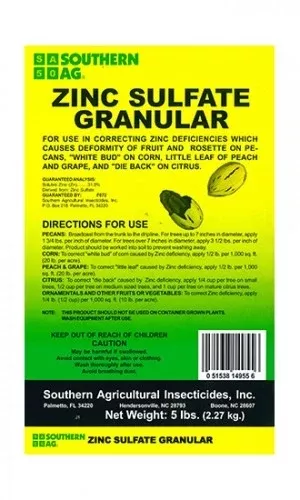 zinc-sulfate-granular-fertilizer-5-lbs Zinc Sulfate Granular Fertilizer - 5 Lbs.