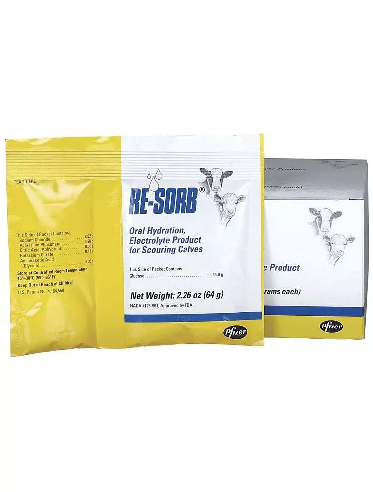 zoetis-re-sorb-oral-hydration-electrolyte-scouring-calves Zoetis RE-SORB Oral Hydration Electrolyte for Scouring Calves