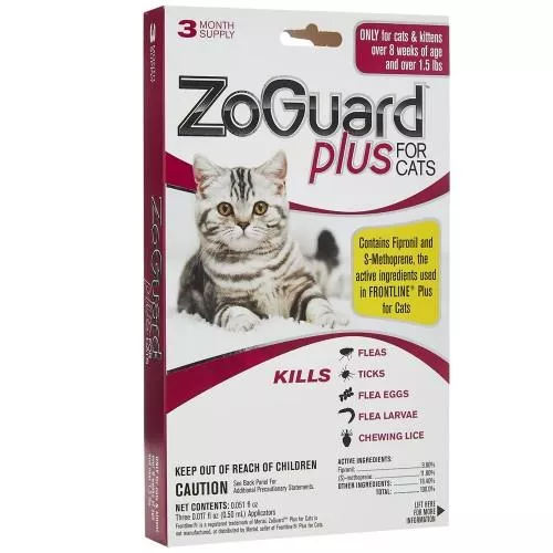 zoguard-plus-cats-3-pack ZoGuard Plus, For Cats, 3 Pack