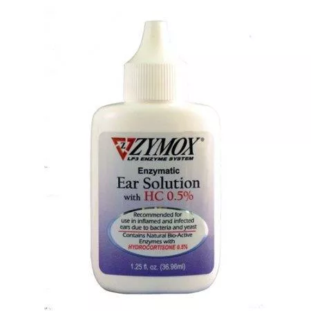 zymox-ear-solution-5-hydrocortisone-1-25-oz Zymox, Ear Solution .5% Hydrocortisone, 1.25 oz.