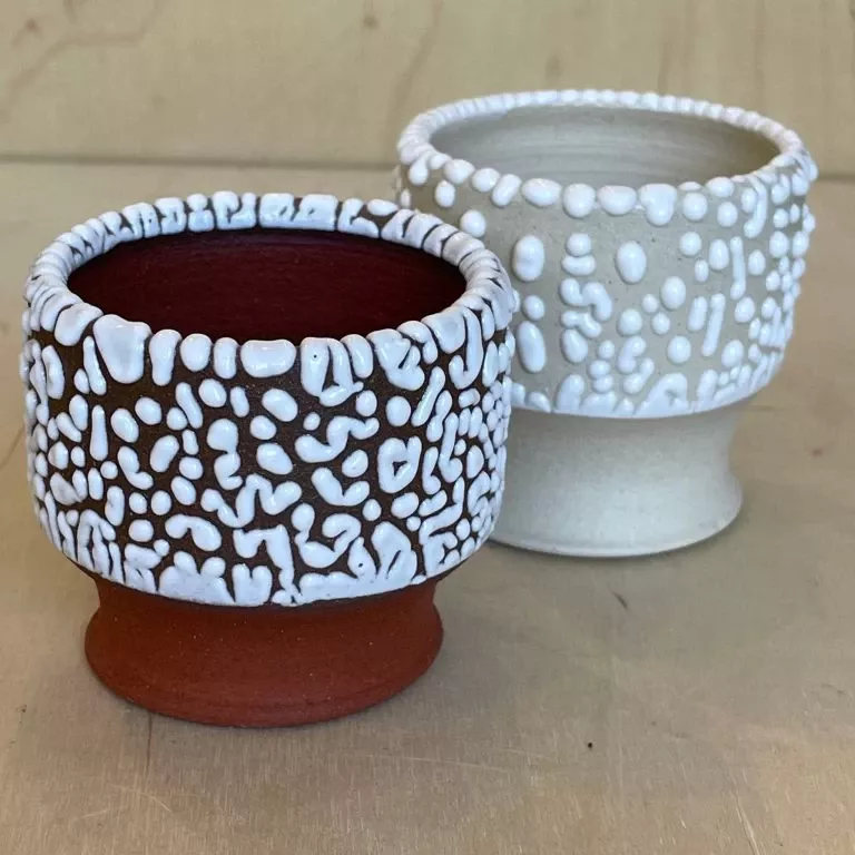 zziee-beaded-glaze-mini-planter Zziee Beaded Glaze Mini-Planter